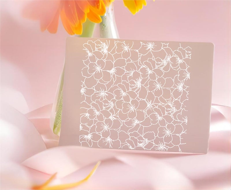 arriettycraft Flowers Background Clear Stamps for Card Making Decoration and DIY Scrapbooking - Image 5